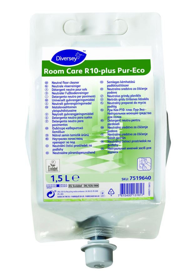 Diversey Room Care R10 plus Pur Eco, 1,5L-засіб для миття підлоги